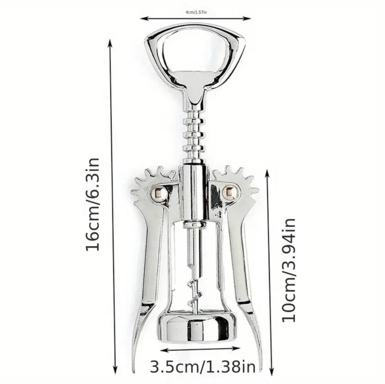Stainless steel Corkscrew wine opener