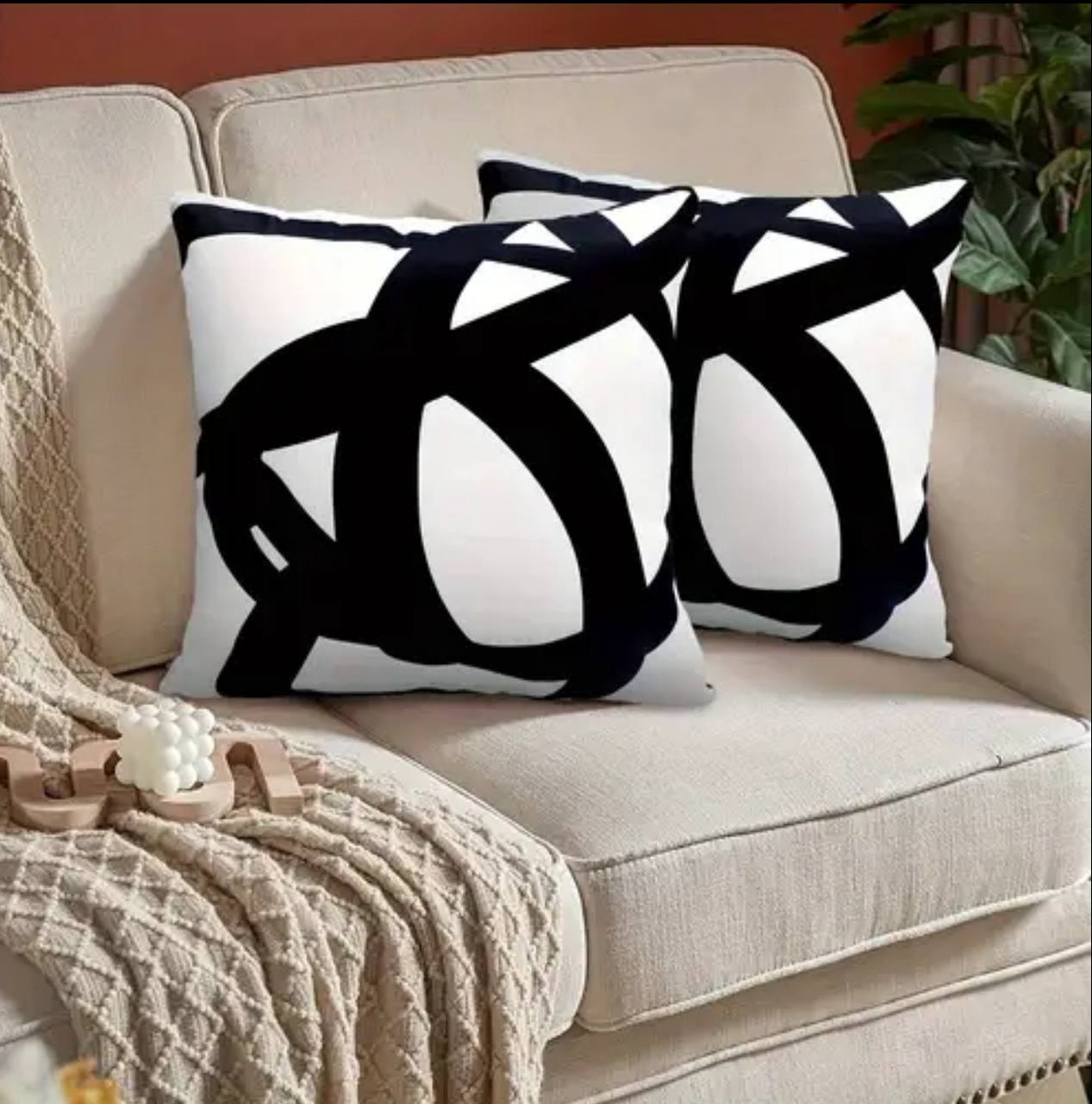 Abstract  decorative throw pillow covers