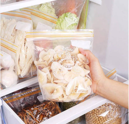 Thickened Food Grade Reusable  Storage Bags Plastic Ziplock Bags Leakproof Freezer Bags Fridge Storage Container For Meat Fruit Veggies
