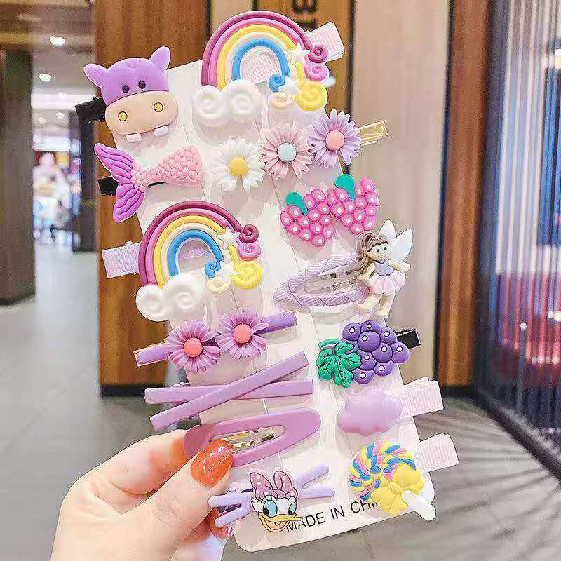 Kids cartoon themed hair accessories