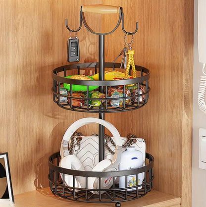 2-Tier Detachable Nordic Fruit/Vegetable Rack