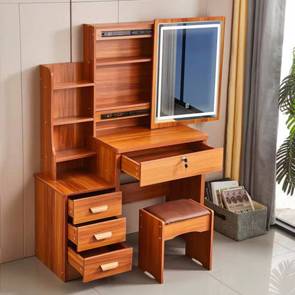 Makeup Desk with Sliding Mirror