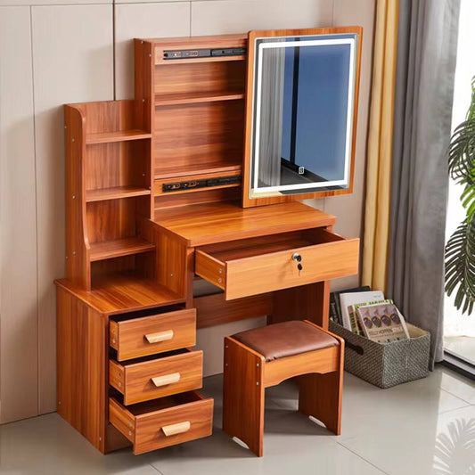 Makeup Desk with Sliding Mirror