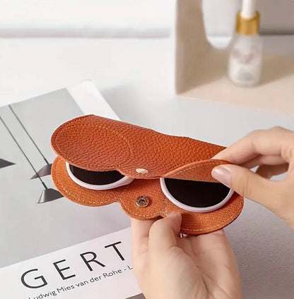 Portable PU Leather Spectacle/ Sunglasses Case