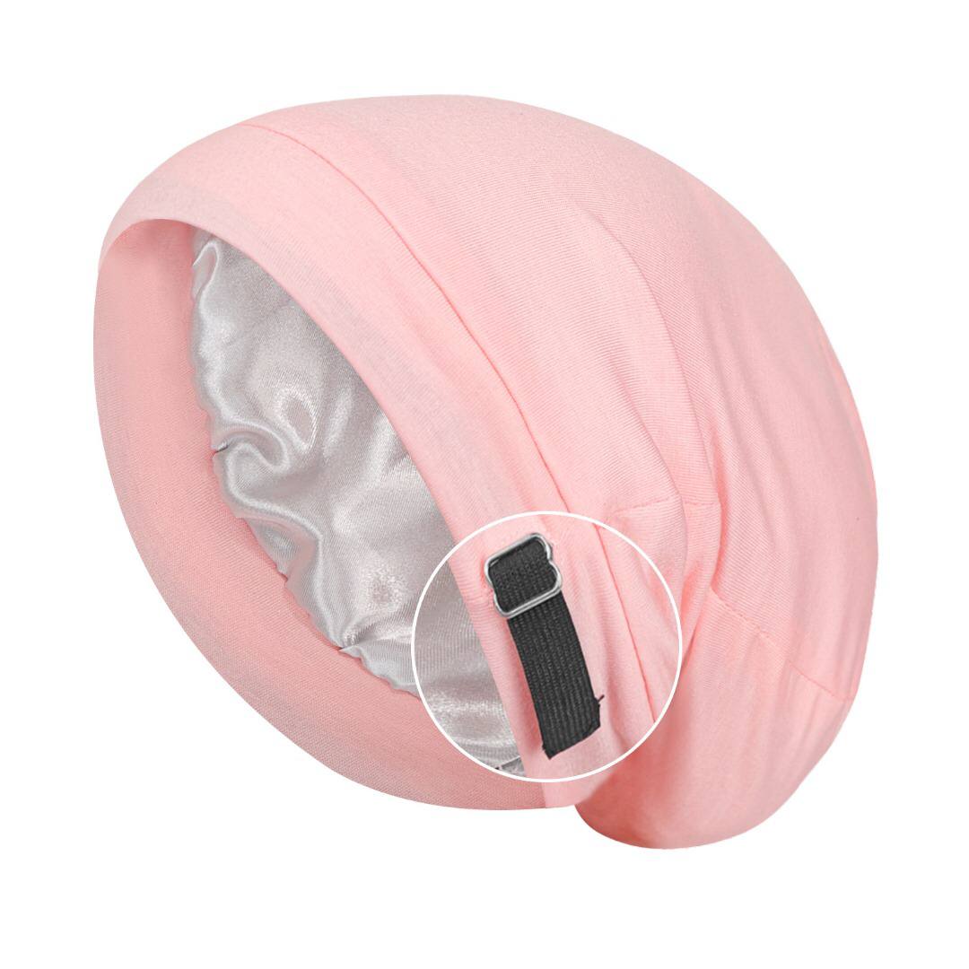 Unisex Hair Bonnet Beanie with Elastic Tie Band