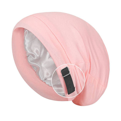 Unisex Hair Bonnet Beanie with Elastic Tie Band