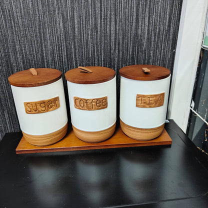 3 pcs set canisters code