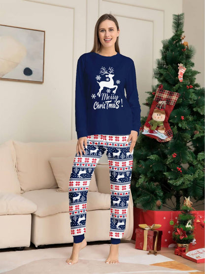 Christmas pajamas outfit for both Adults &kids pyjamas set(top+pant)
Material: Poly Cotton