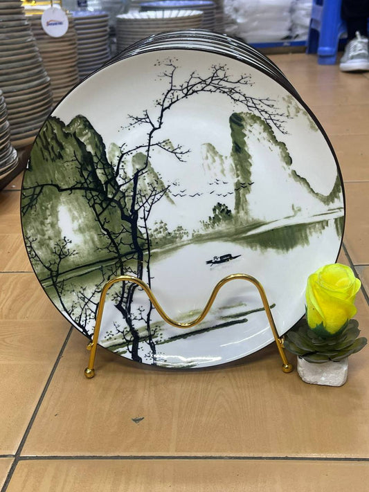 Frozen China plates
