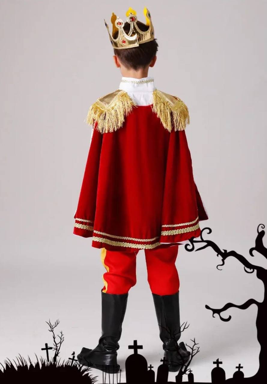 Professional Children's  king cosplay costume