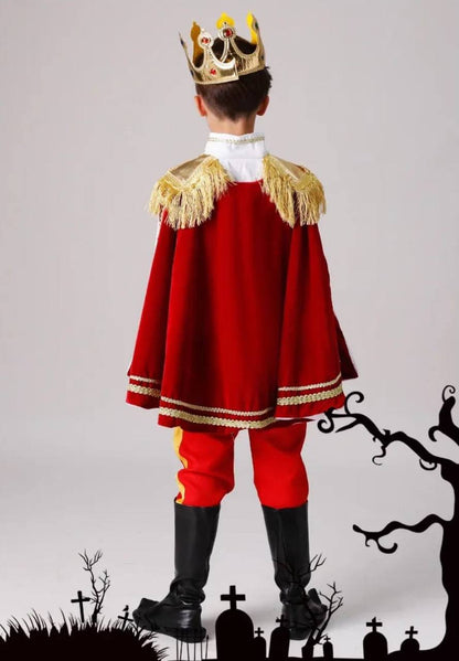 Professional Children's  king cosplay costume