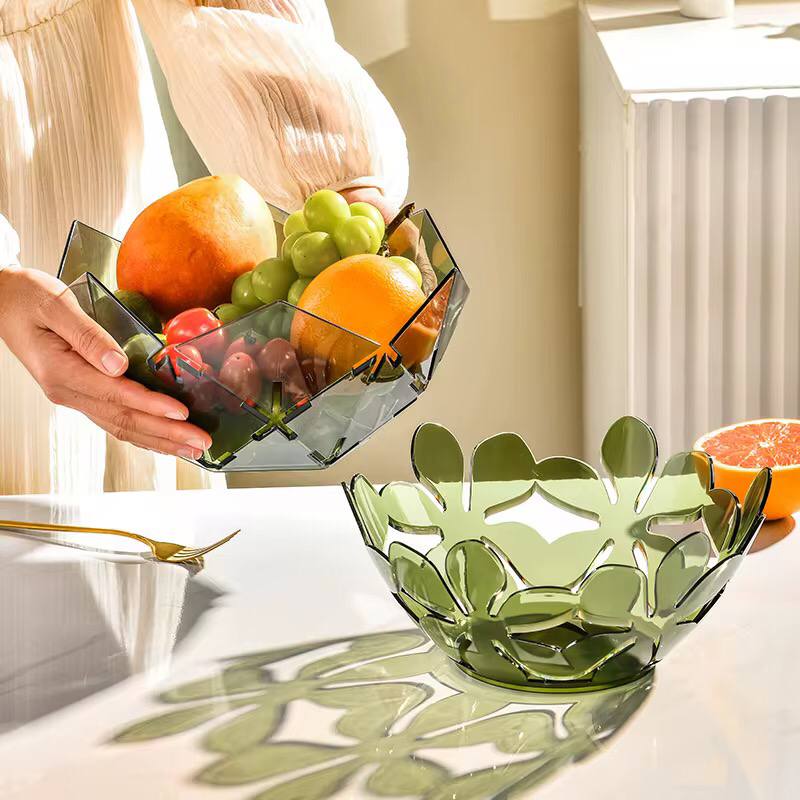 Household Fruit Plate Stylish Design Clearly Visible Multi-functional Fruit Plate