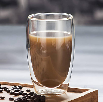 Double Wall Glass Cup.