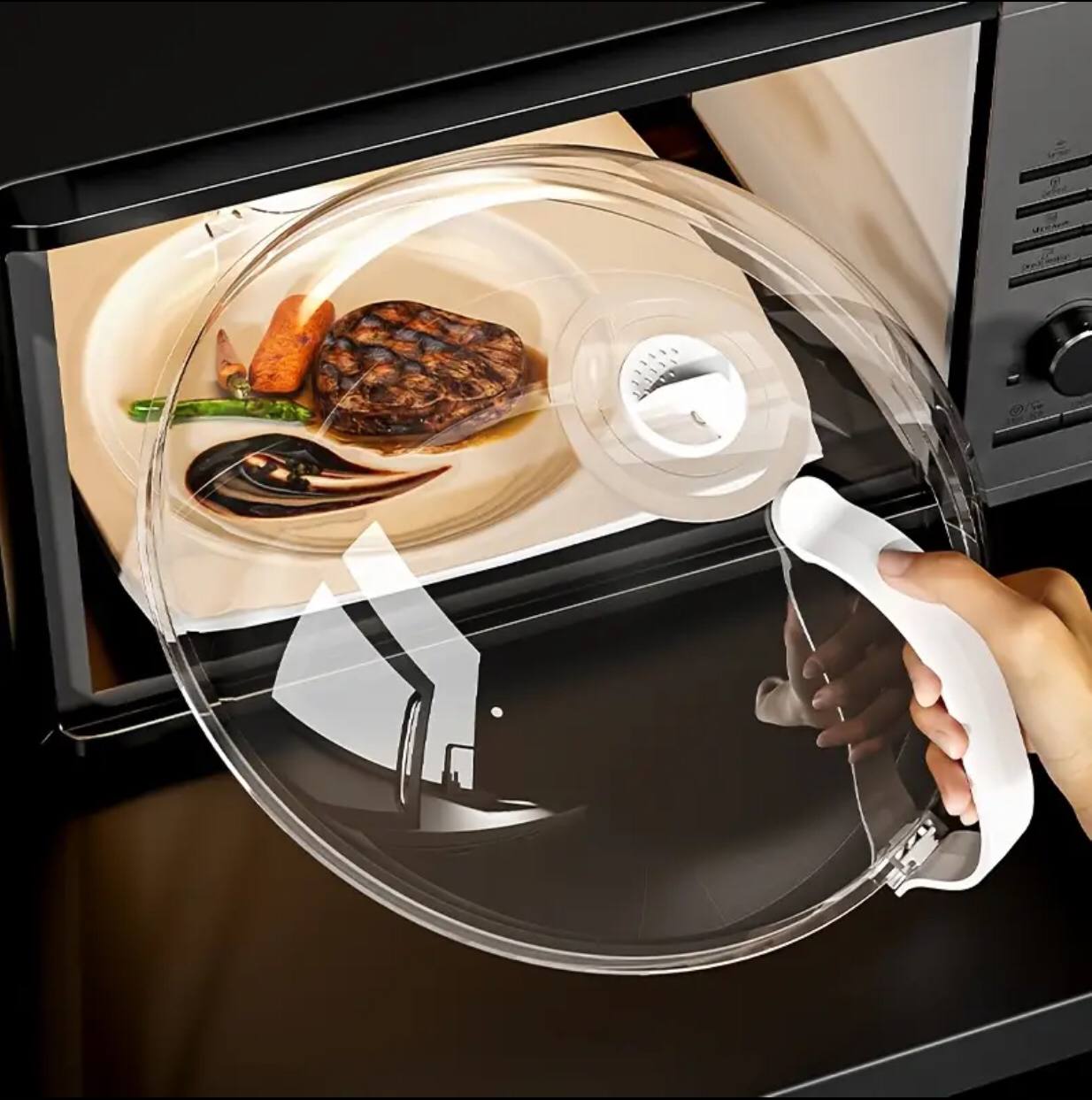 High temperature resistance microwave food cover