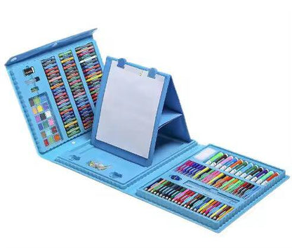 208 PC ART DRAWING/PAINTING SET WITH DRAWING BOARD