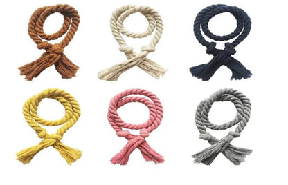 Limei 2 Pack Curtain Tiebacks Rope