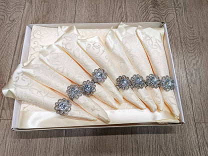 Table clothes with 8pcs napkins