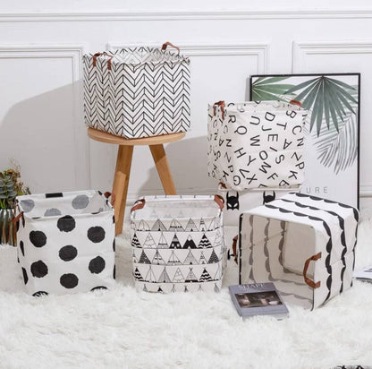 Laundry Basket Cotton and Linen