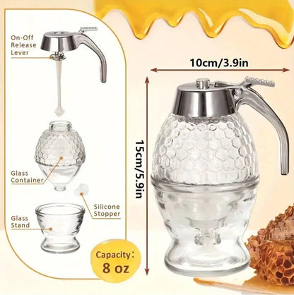 High quality 200ml honey dispenser with storage stand
