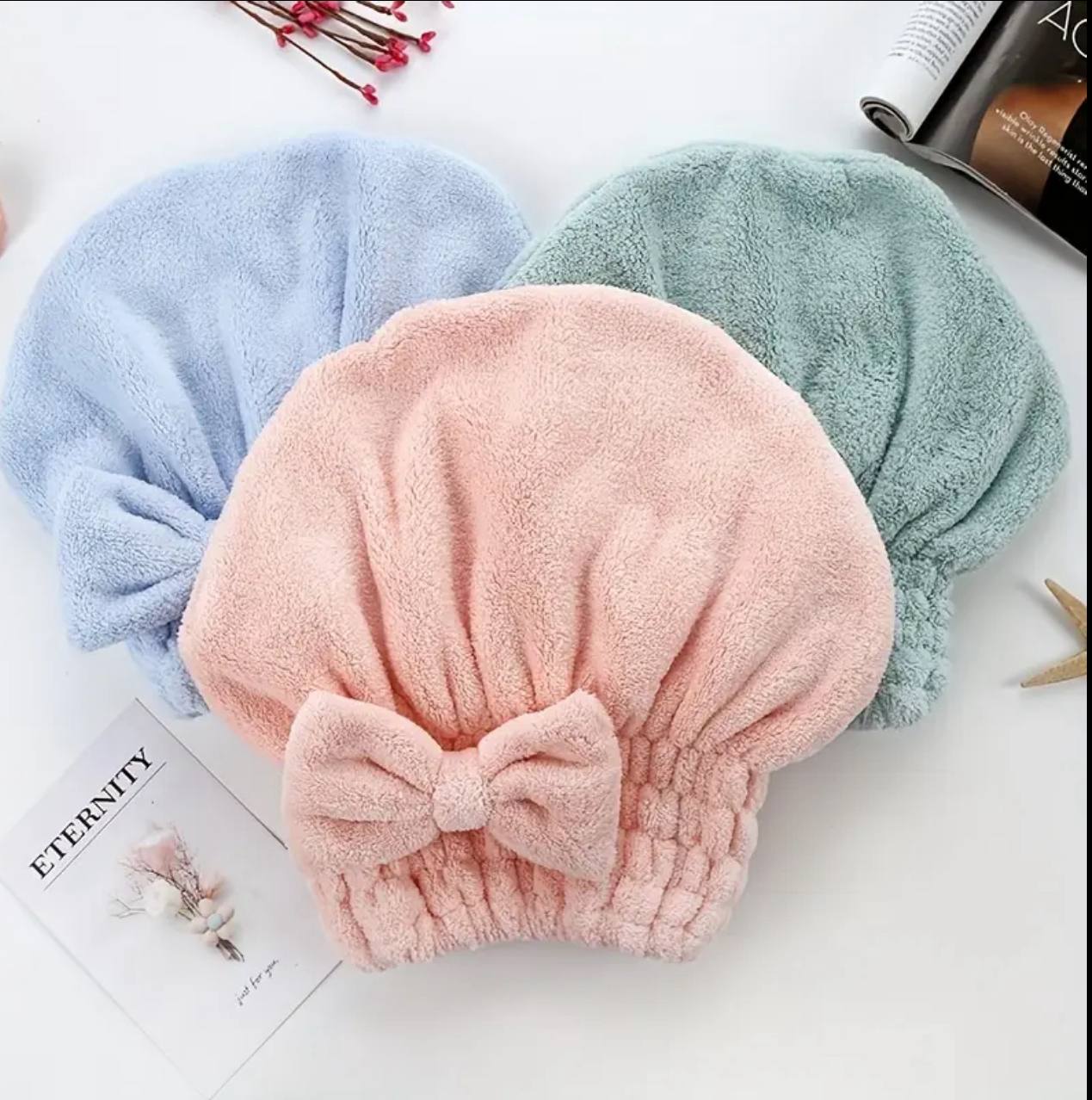 Super absorbent quick drying hair capkñh