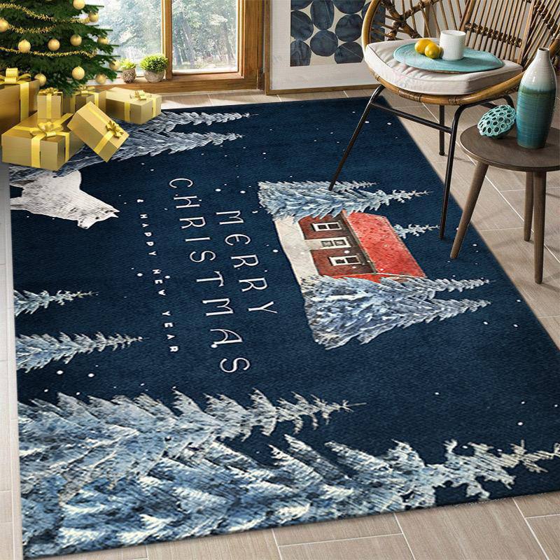 Merry Christmas Doormat 
Decorative Xmas Holiday Front Door Mat 
Size: 50x80cm
