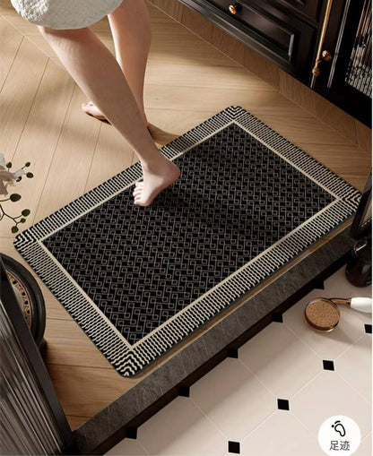 Diatom mud absorbent floor mat , anti slip, quick drying