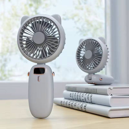 Mini Folding Electric Fan with strap