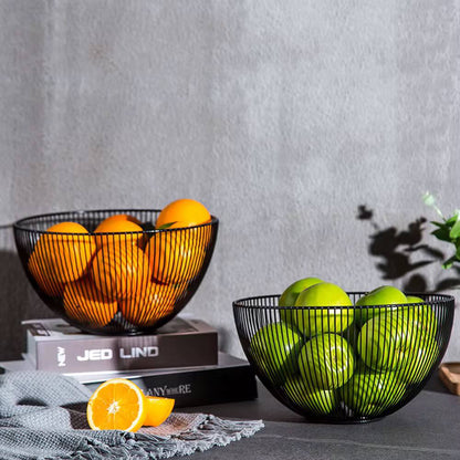 Round Decorative Fruit Basket