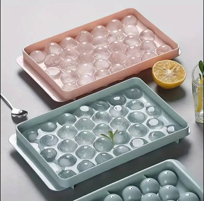 Round ice cube tray