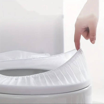 Disposable toilet seat cover .