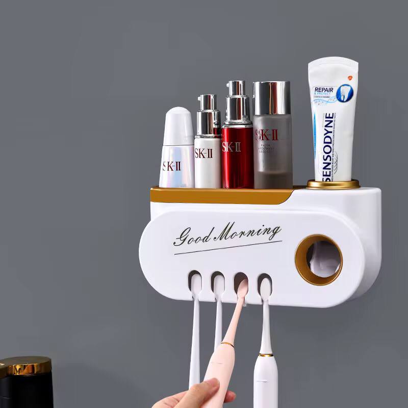 Good morning toothpaste dispenser