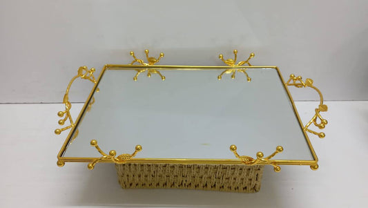 Nordic vintage Decorative  dining / Cosmetics  vanity  tray