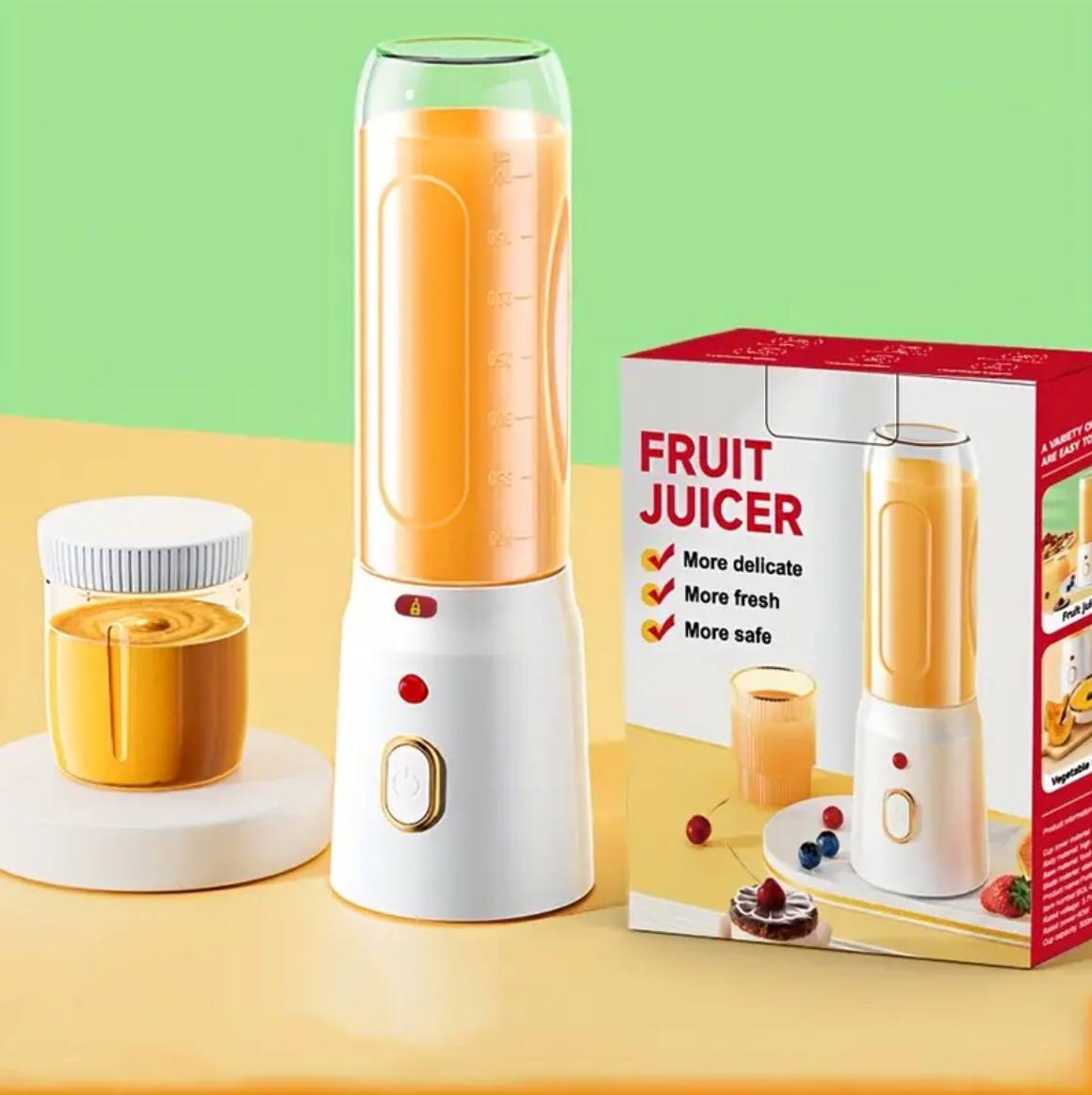 RECHARGEABLE 2 IN 1 PORTABLE BLENDER WITH JUICER CUP
