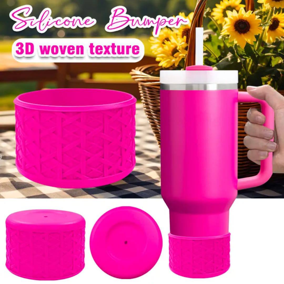 3D Woven Silicone Tumbler Boot
