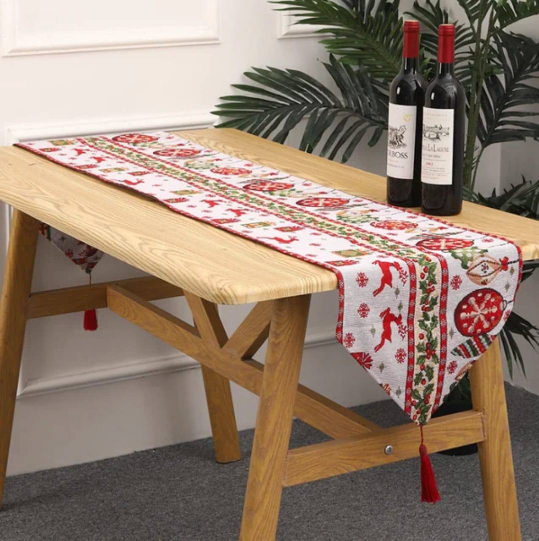 Christmas Knitted Fabric Tablecloth  Runner
35*180cm