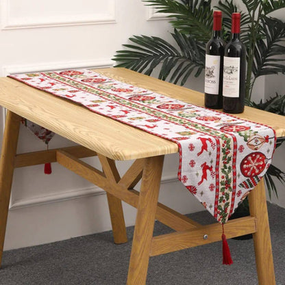 Christmas Knitted Fabric Tablecloth  Runner
35*180cm