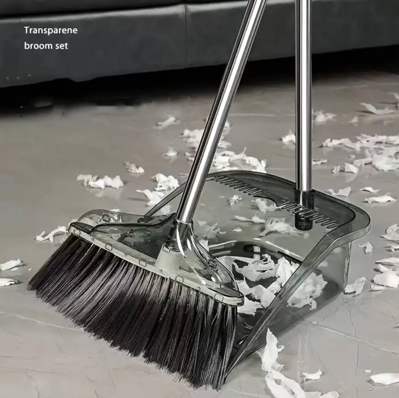 Broom and dustpan