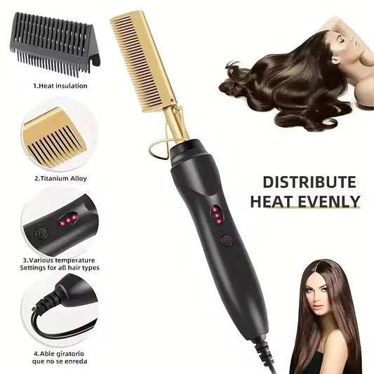 Electric hot comb