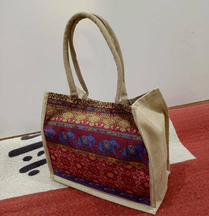 Geometric Print Pattern Tote Bag