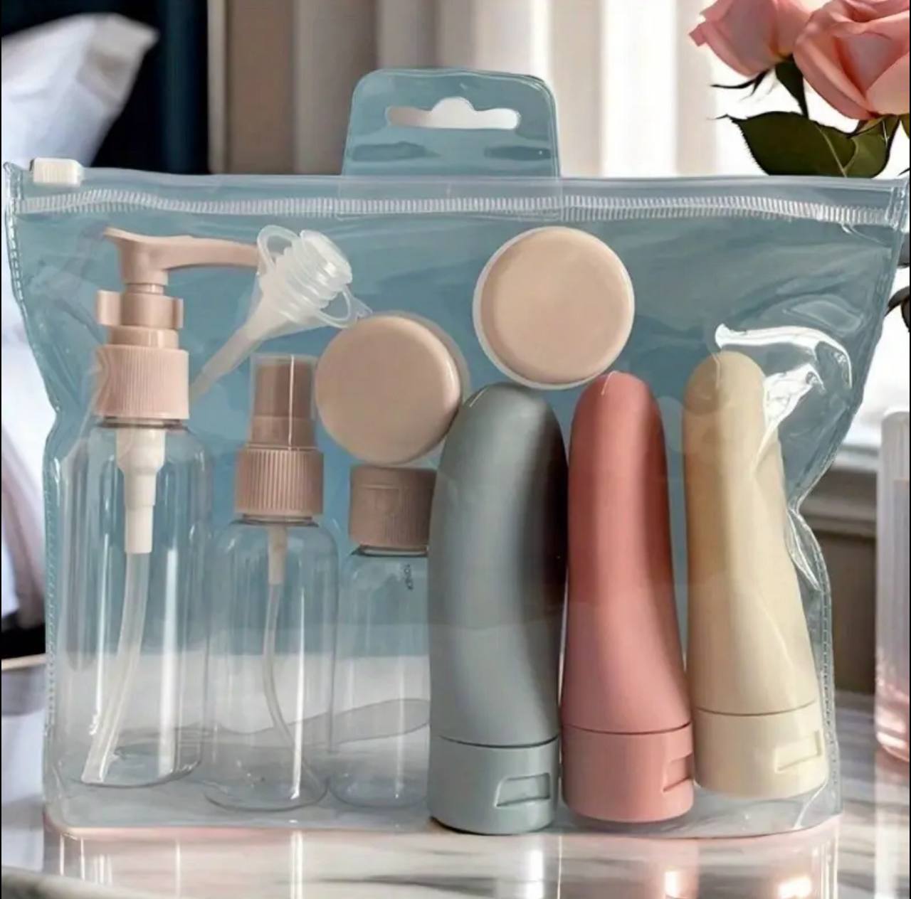 11PCS TRAVEL BOTTLES STORAGE SET