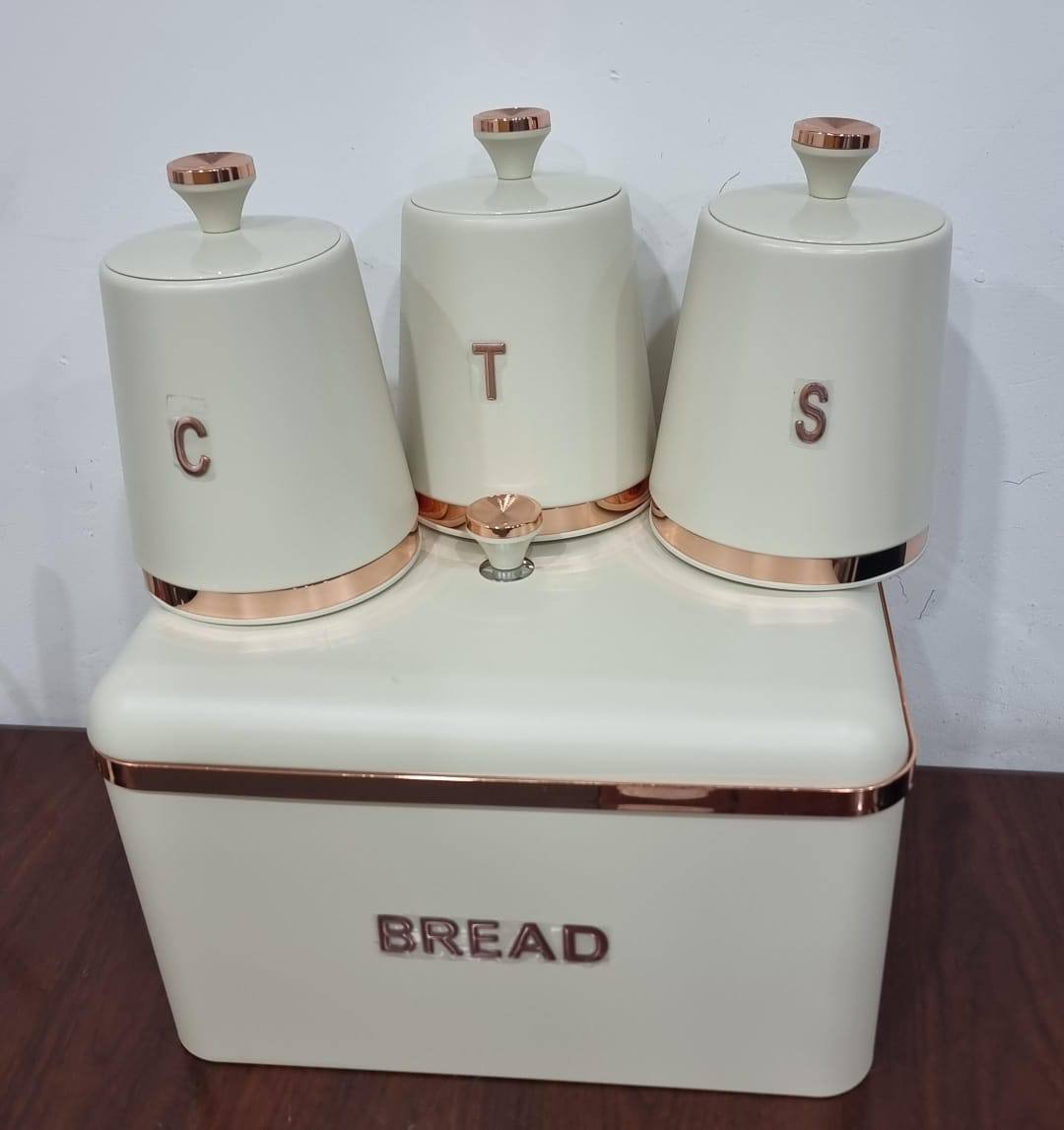 15L bread Bin with 3 canisters