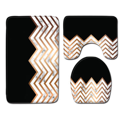 3 in 1 3D Bathroom toilet mats(big size)