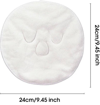 Hot compress face steam bath towel