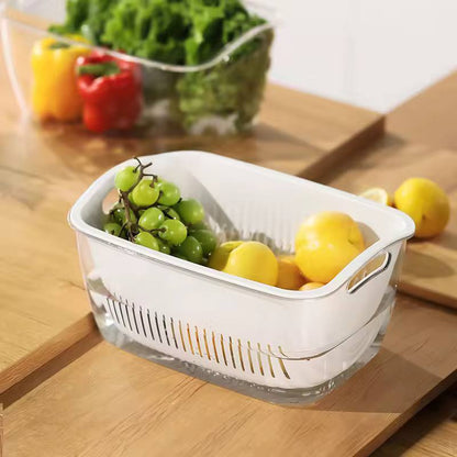 Double layer drain basket