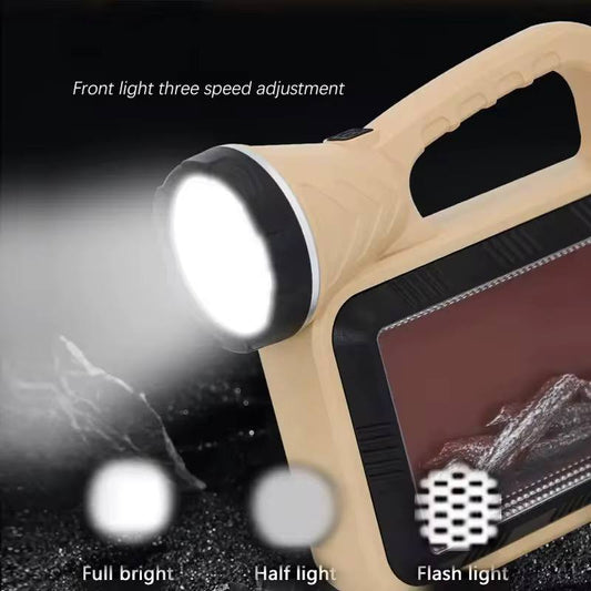 Solar Portable Camping Lamp, Flashlight