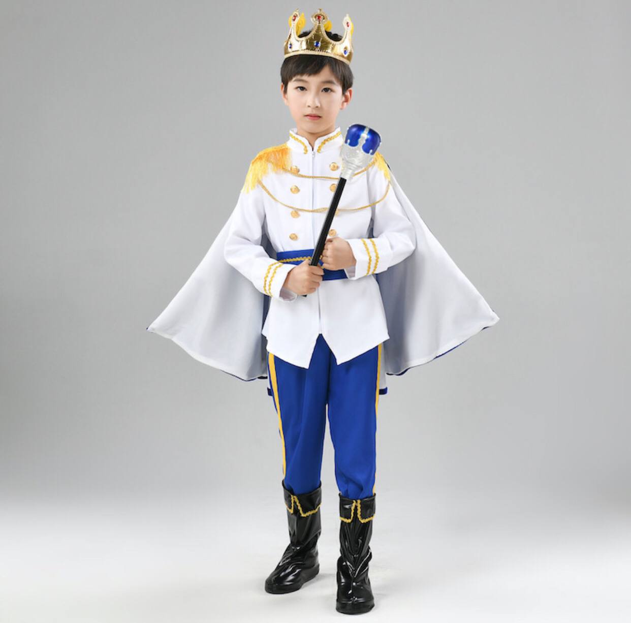 Professional Children's  king cosplay costume