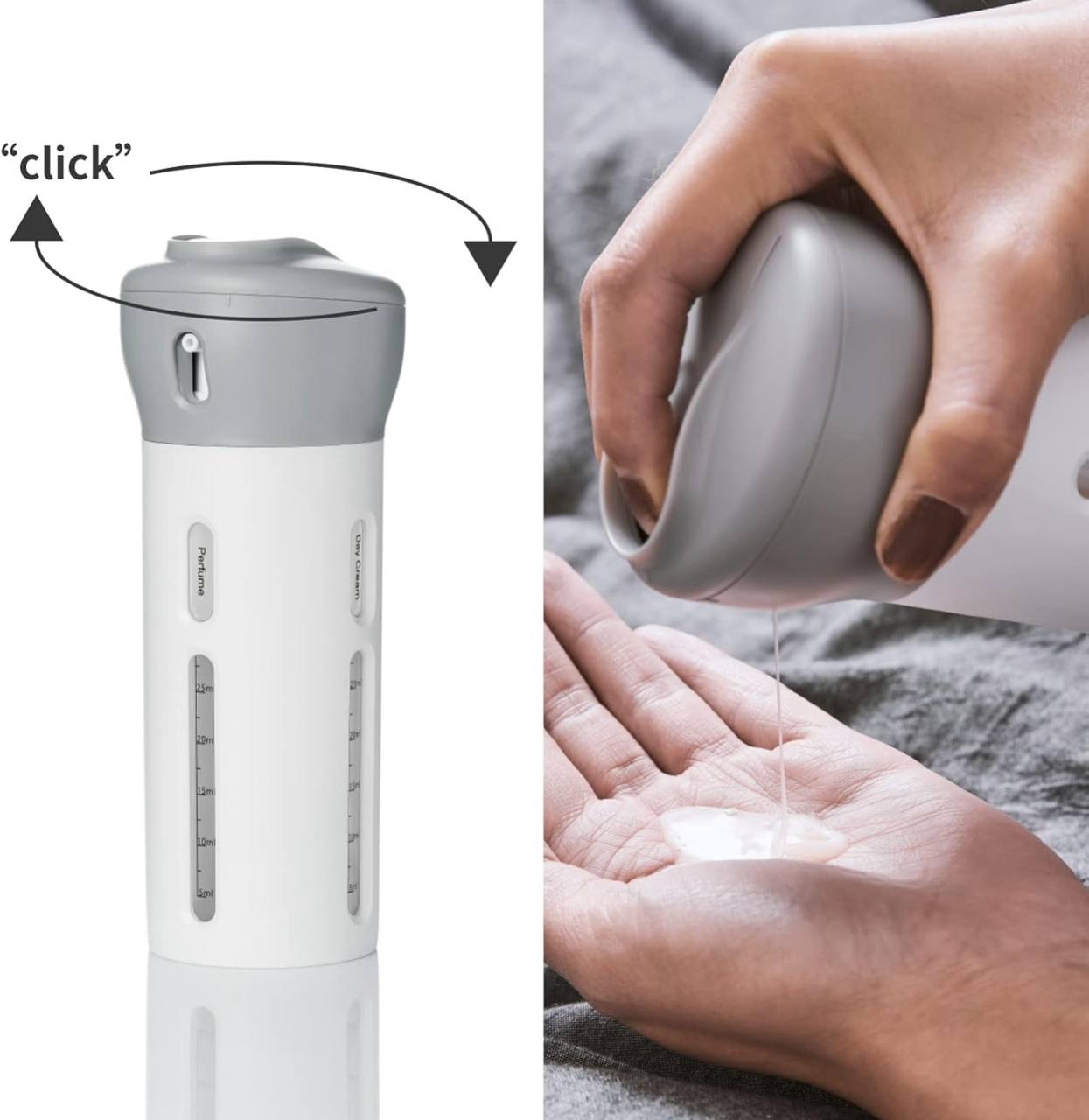 4 IN 1 PORTABLE TRAVEL LIQUID DISPENSER
