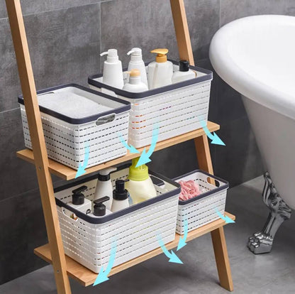 Large size storage baskets.