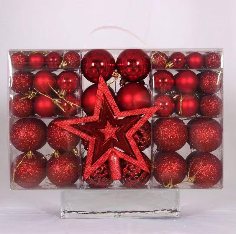 101 pcs  Christmas Balls Ornaments for Christmas Tree