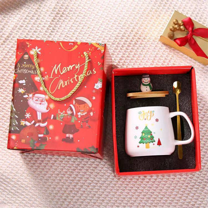 Luxurious Christmas themed Cup set + Gift Box
